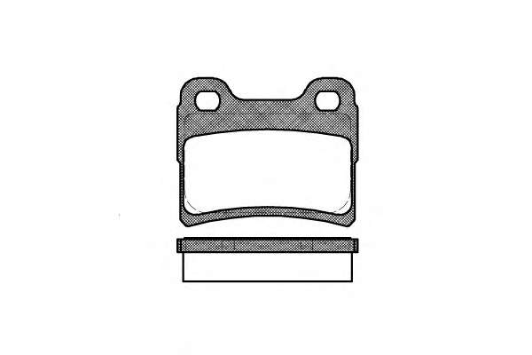 Комплект тормозных колодок, дисковый тормоз