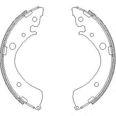 Комплект тормозных колодок