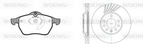 Комплект тормозов, дисковый тормозной механизм