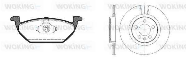 Комплект тормозов, дисковый тормозной механизм