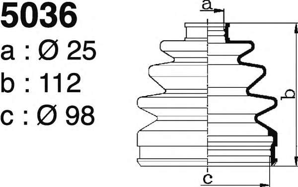 Комплект пылника, приводной вал