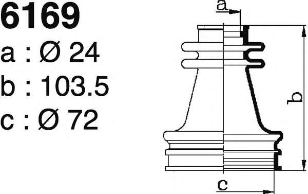 Комплект пылника, приводной вал