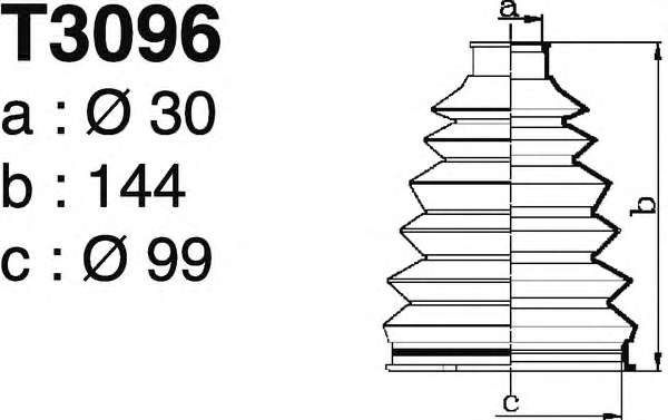 Комплект пылника, приводной вал