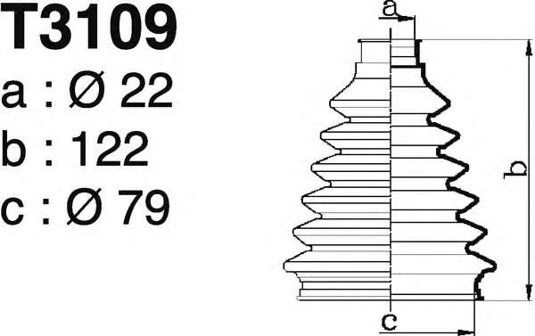 Комплект пылника, приводной вал