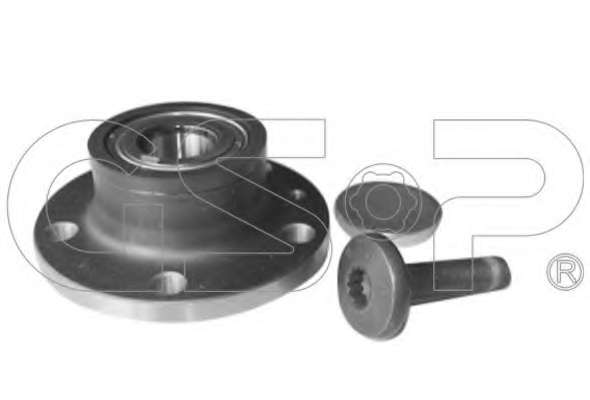 Подшипник ступицы (задней) VW Caddy 03-/Golf V/Skoda Octavia (+ABS) (к-кт)