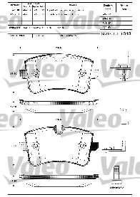 Комплект тормозных колодок, дисковый тормоз