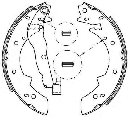 Комплект тормозных колодок