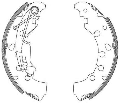 Комплект тормозных колодок
