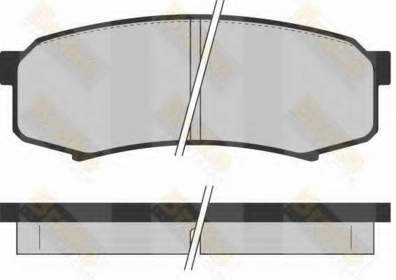 Комплект тормозных колодок, дисковый тормоз