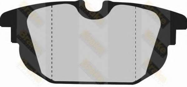 Комплект тормозных колодок, дисковый тормоз