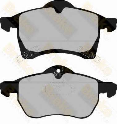 Комплект тормозных колодок, дисковый тормоз