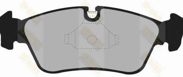 Комплект тормозных колодок, дисковый тормоз
