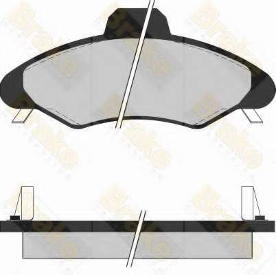 Комплект тормозных колодок, дисковый тормоз