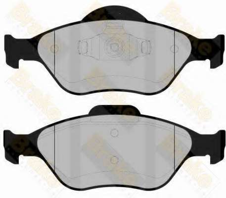 Комплект тормозных колодок, дисковый тормоз