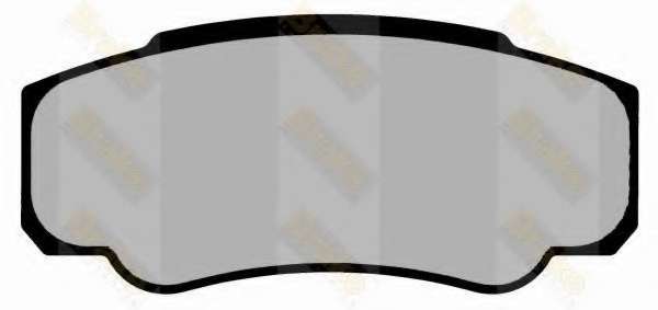 Комплект тормозных колодок, дисковый тормоз