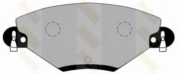 Комплект тормозных колодок, дисковый тормоз