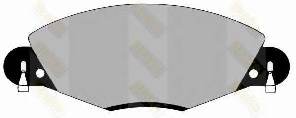 Комплект тормозных колодок, дисковый тормоз