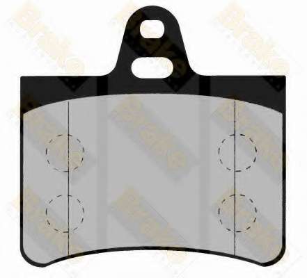 Комплект тормозных колодок, дисковый тормоз