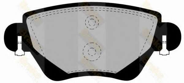 Комплект тормозных колодок, дисковый тормоз