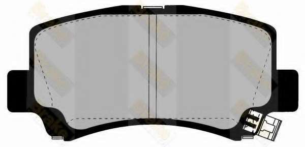 Комплект тормозных колодок, дисковый тормоз