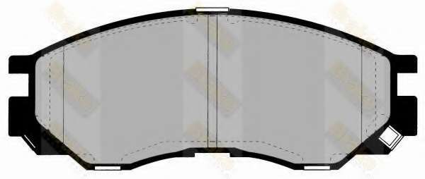 Комплект тормозных колодок, дисковый тормоз