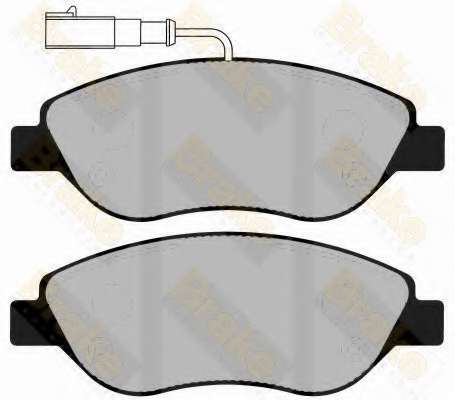 Комплект тормозных колодок, дисковый тормоз