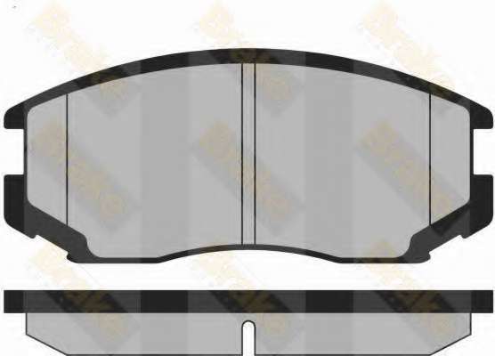 Комплект тормозных колодок, дисковый тормоз