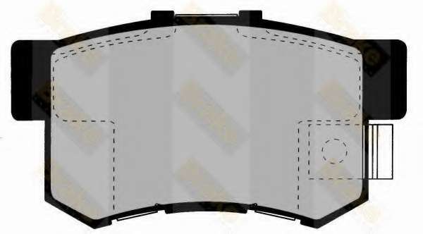 Комплект тормозных колодок, дисковый тормоз