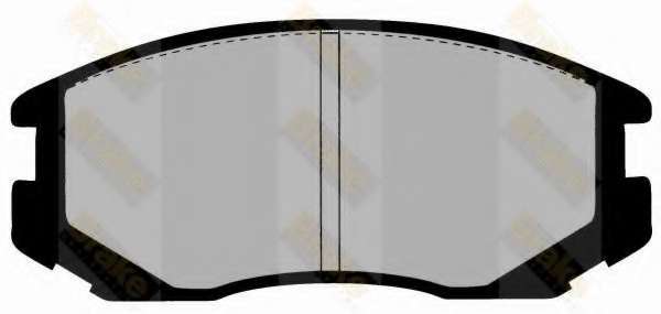 Комплект тормозных колодок, дисковый тормоз