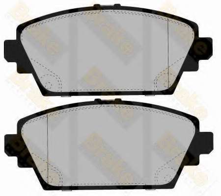 Комплект тормозных колодок, дисковый тормоз