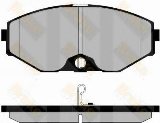 Комплект тормозных колодок, дисковый тормоз