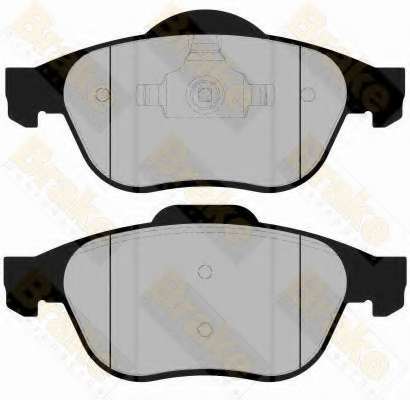 Комплект тормозных колодок, дисковый тормоз