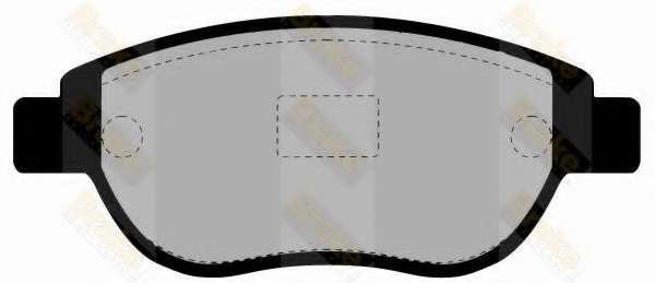 Комплект тормозных колодок, дисковый тормоз