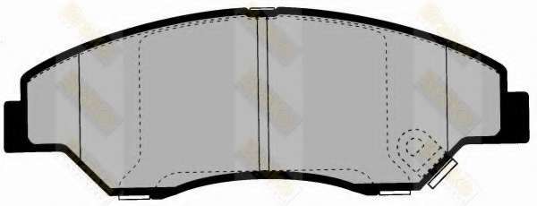 Комплект тормозных колодок, дисковый тормоз