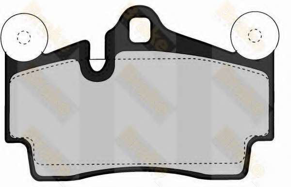 Комплект тормозных колодок, дисковый тормоз