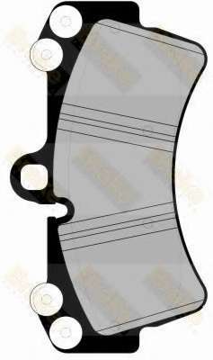 Комплект тормозных колодок, дисковый тормоз