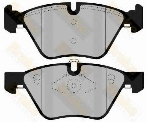 Комплект тормозных колодок, дисковый тормоз