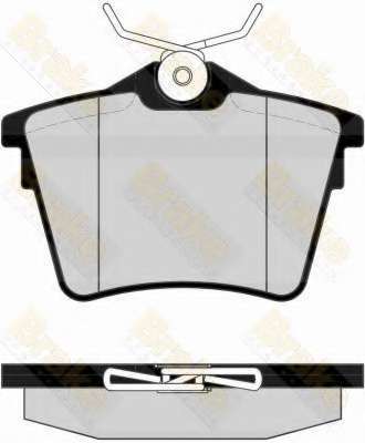 Комплект тормозных колодок, дисковый тормоз