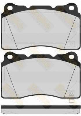 Комплект тормозных колодок, дисковый тормоз