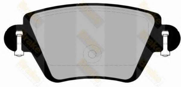 Комплект тормозных колодок, дисковый тормоз