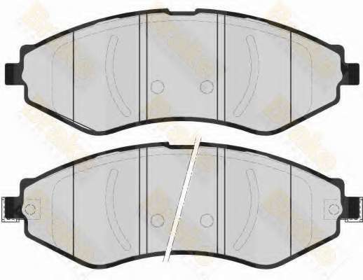 Комплект тормозных колодок, дисковый тормоз