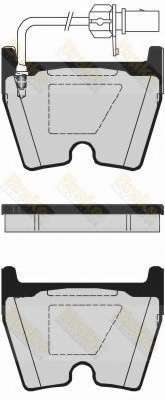 Комплект тормозных колодок, дисковый тормоз
