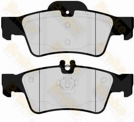 Комплект тормозных колодок, дисковый тормоз