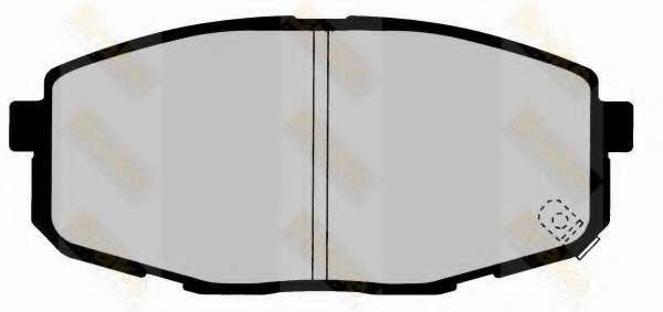 Комплект тормозных колодок, дисковый тормоз