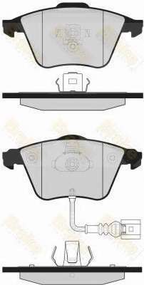 Комплект тормозных колодок, дисковый тормоз