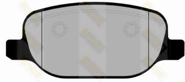 Комплект тормозных колодок, дисковый тормоз