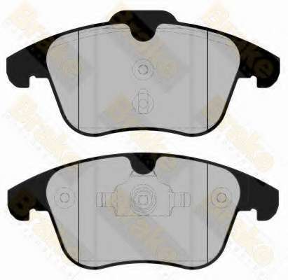 Комплект тормозных колодок, дисковый тормоз