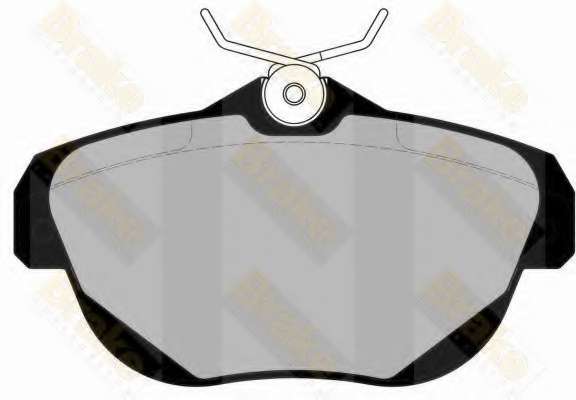 Комплект тормозных колодок, дисковый тормоз