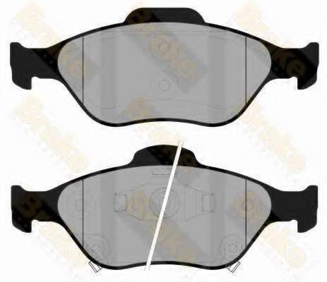 Комплект тормозных колодок, дисковый тормоз