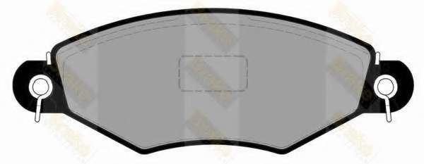 Комплект тормозных колодок, дисковый тормоз